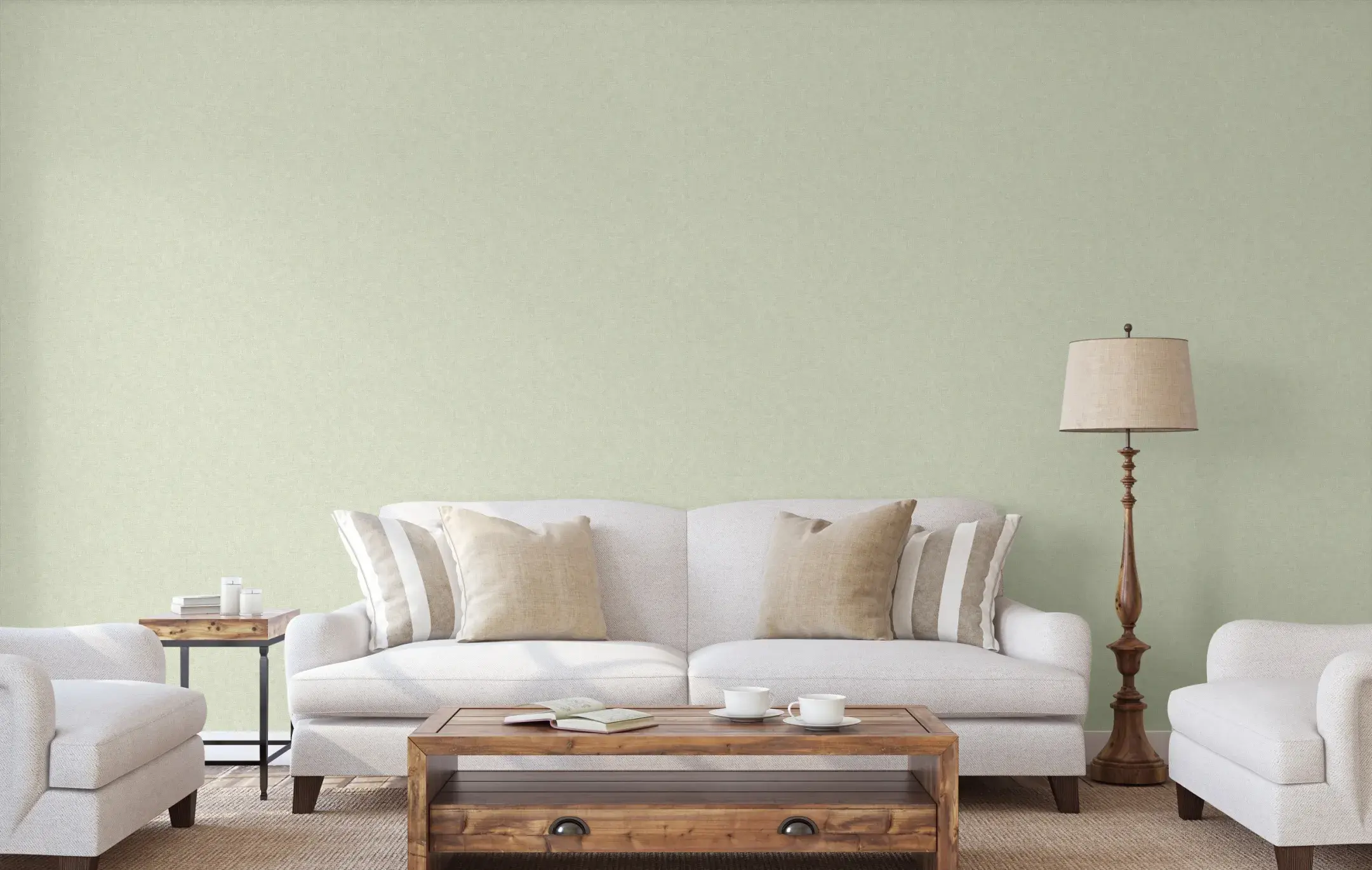 Beige Embossed Wallpaper – Understated Elegance (5805-1)